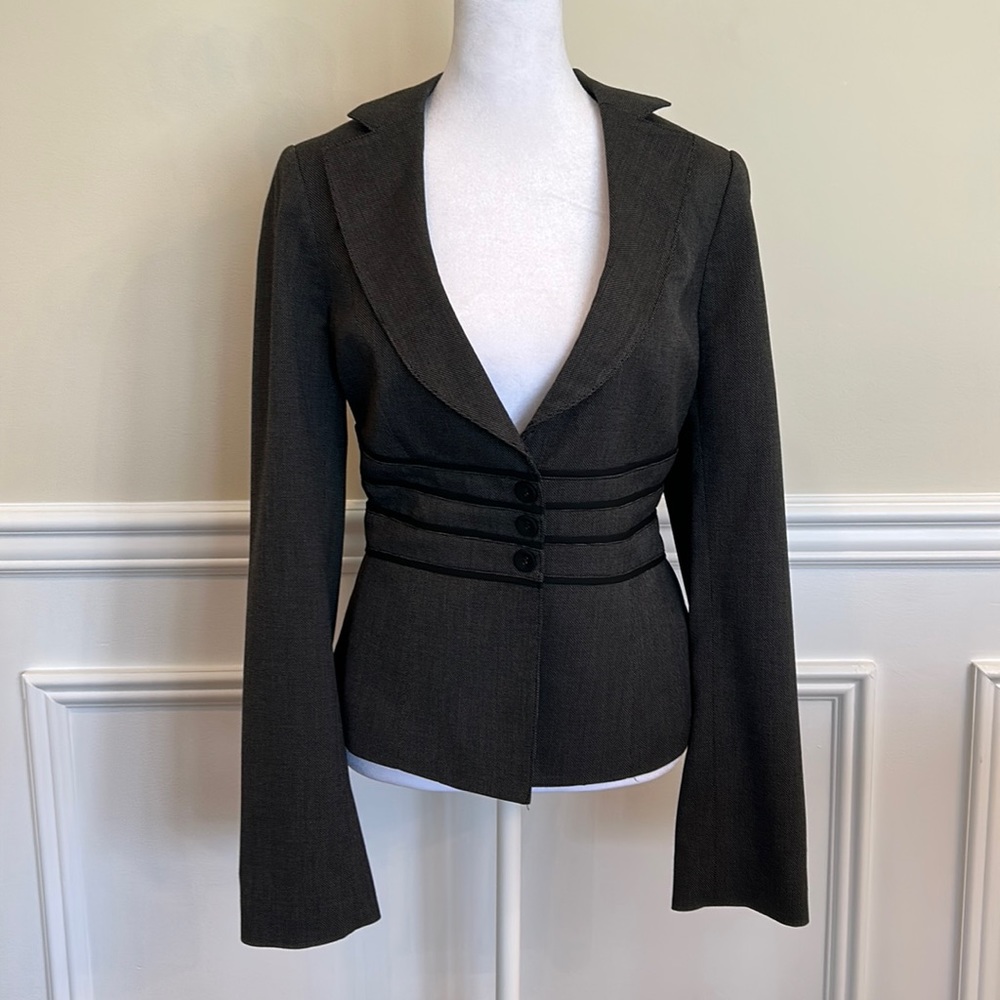 Like new three button The Limited grey Blazer